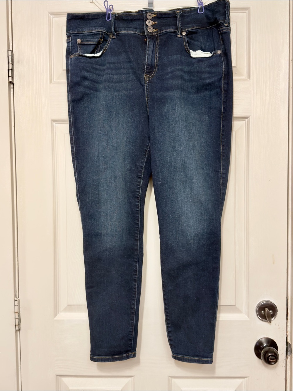 Torrid Feel the Fit Jegging Blue Women Size 20R